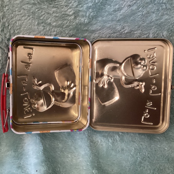 Vintage 2007 Sesame Street La-la La-Love Elmo Mini Lunch box 3D Embossed - Picture 6 of 6